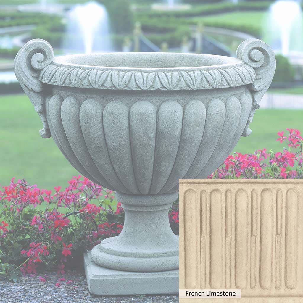Campania International Longwood Volute Handle Urn - Elegant Garden Planter for Outdoor Decor, Patio, and Landscape Design