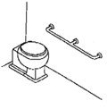 Bradley 8120 002540 Stainless Steel Grab Bar - ADA Compliant Bathroom Safety Handle for Seniors & Disabled - Perfect for Showers, Bathtubs & Toilets