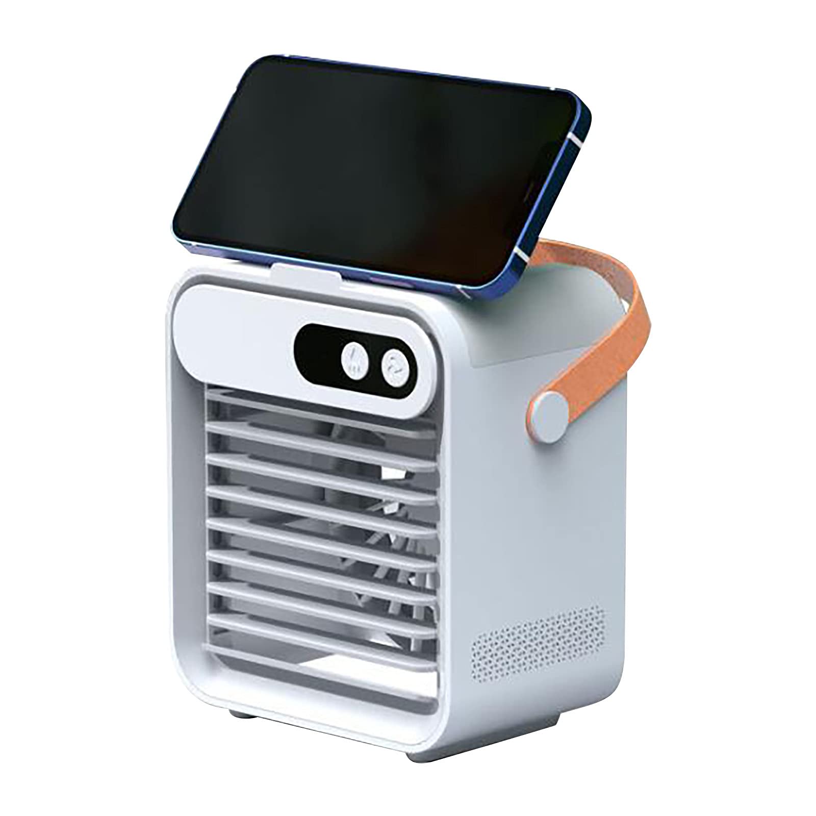 Portable Mini Rechargeable Air Conditioner Fan - Quiet Personal Cooling Blower with Humidifier for Home, Office, Bedroom & Small Spaces | Energy Efficient Desktop Air Cooler for Summer, Workstation & Travel Use