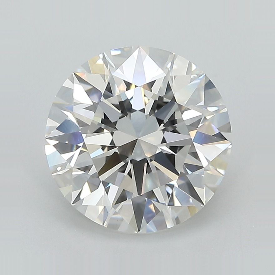 3.63 Carat D Color VS1 Clarity Round Lab-Created Diamond for Engagement Rings & Fine Jewelry