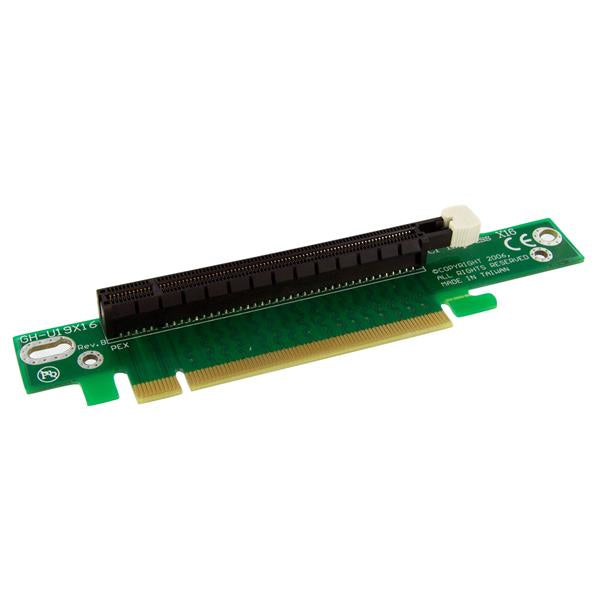 StarTech PCIe x16 Left Slot Riser Adapter Card for 1U/2U Servers - Expand GPU & PCIe Devices in Compact Server Racks for Data Centers & Workstations