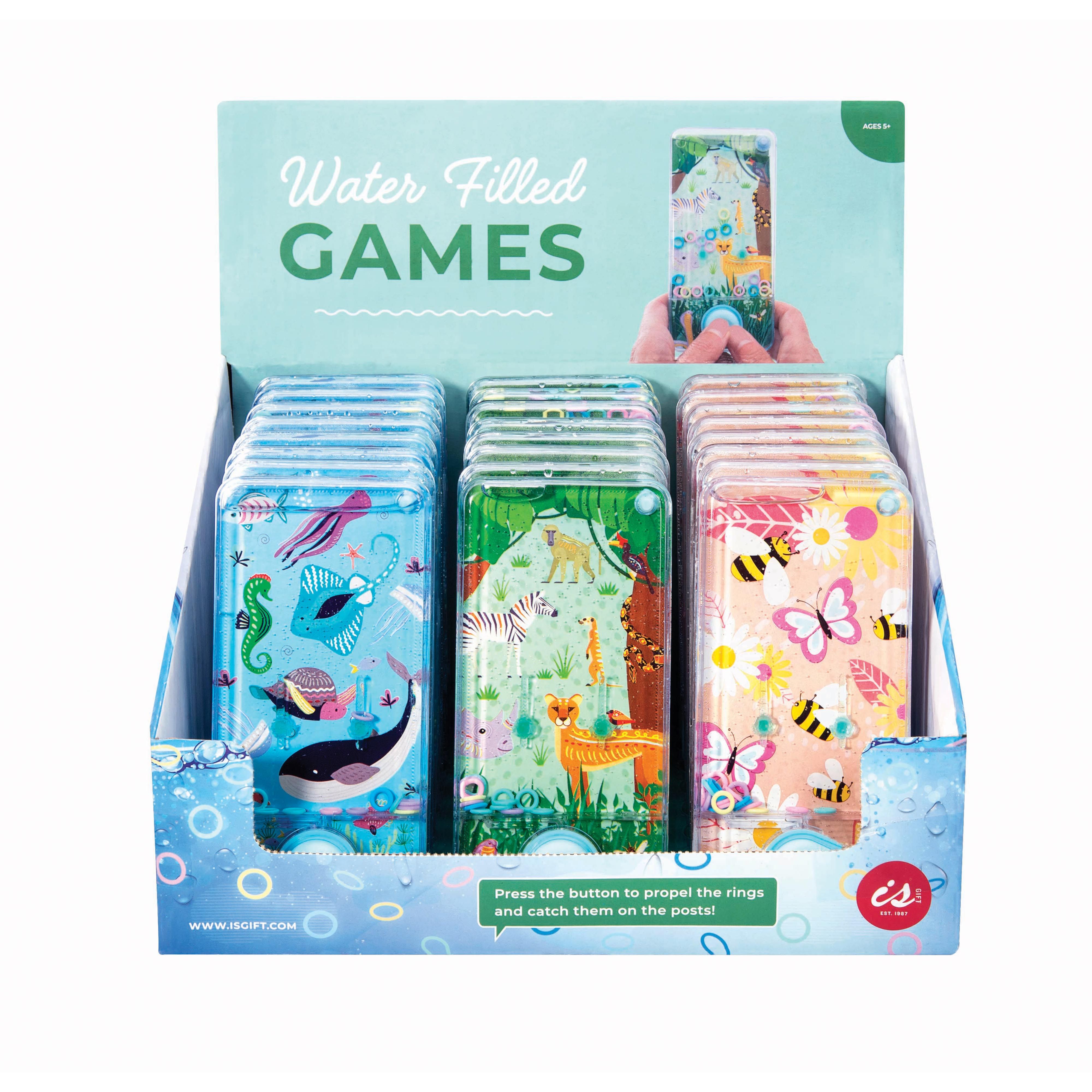 Discovery Zone Water Filled Animal & Sea Creature Toys - Butterfly, Turtle, Dolphin & More Fun Bath & Pool Floating Games for Kids - Perfect for Bathtime, Pool Parties & Outdoor Water Play