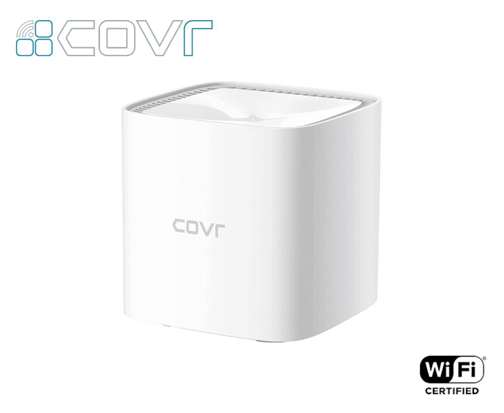 D-Link COVR-1100 AC1200 Dual Band Mesh WiFi Router - Whole Home Coverage, Seamless Roaming, Easy Setup - Perfect for Smart Homes, Gaming & Streaming