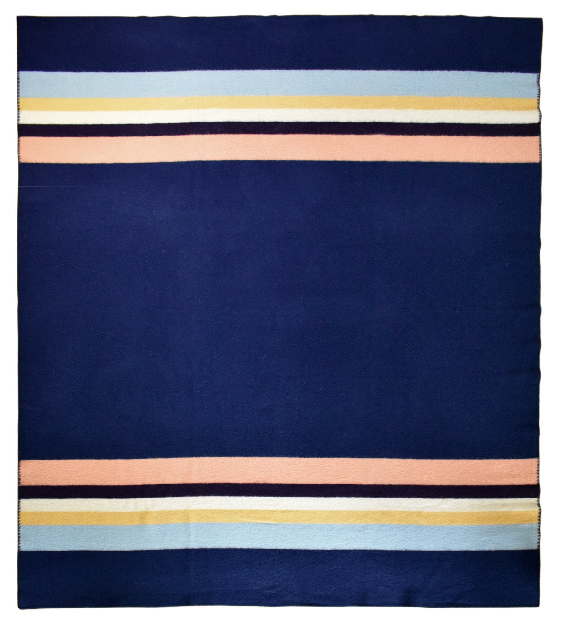 Premium Soft Wool Blanket for Winter - Cozy & Warm Pacific Nights Design - Perfect for Bed, Sofa, and Camping Use