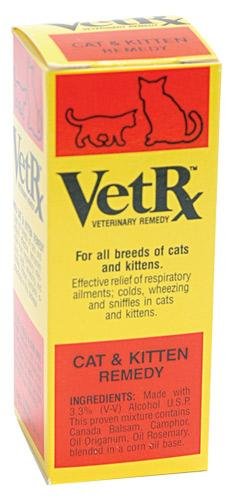 Vet Rx Cat - 2 oz Cat Respiratory Relief Drops | Fast-Acting Formula for Sneezing, Wheezing & Congestion | Safe & Natural Remedy for Kittens & Adult Cats | Perfect for Home Pet Care & Travel First Aid
