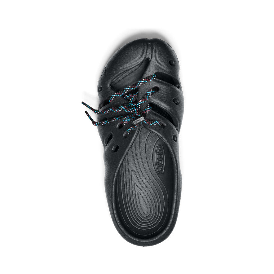 Unisex Yogeez Clog Shoes - Comfortable Slip-On Waterproof Clogs for Men & Women | Black/KEEN Yellow | Perfect for Gardening, Beach, Pool & Outdoor Activities