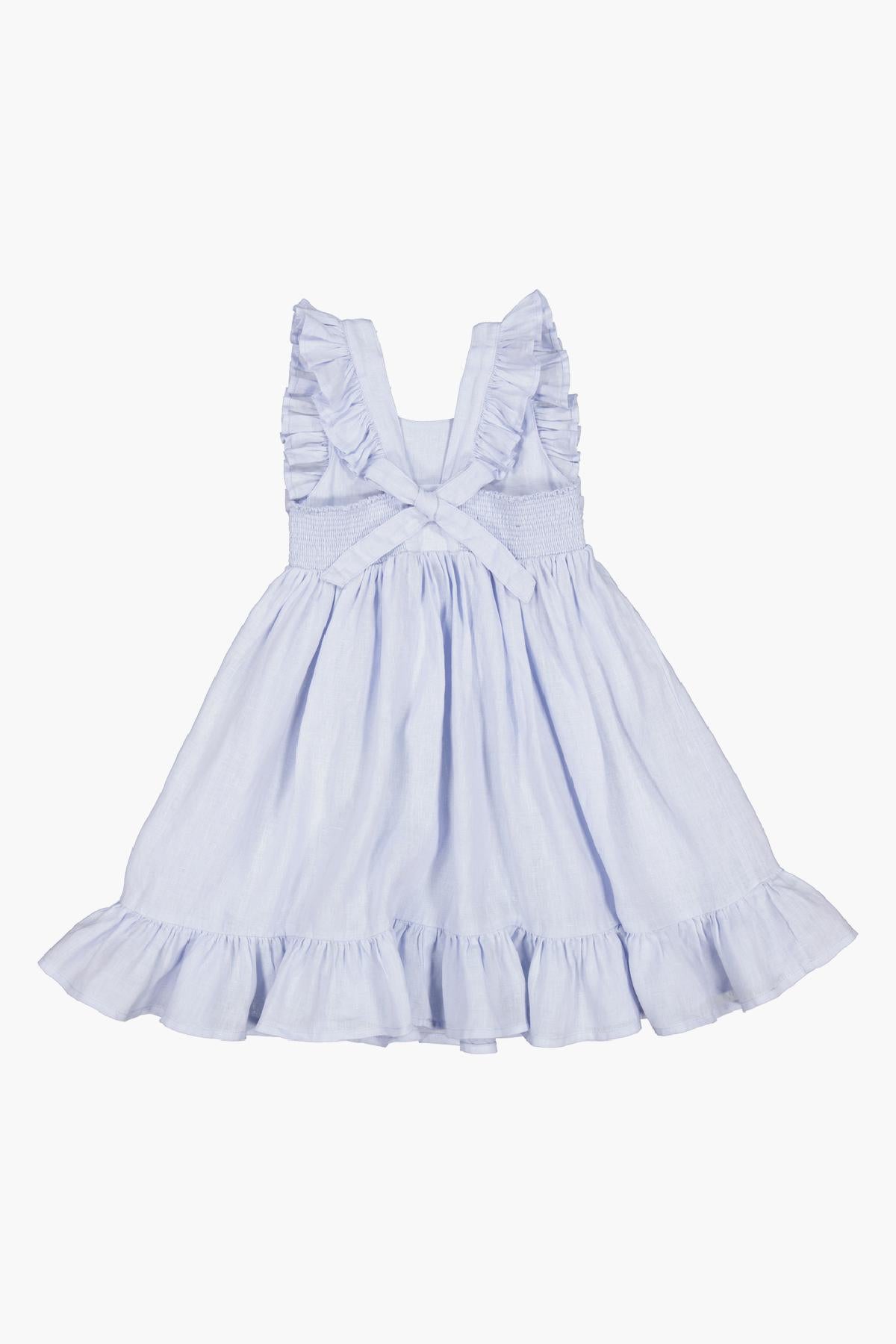 MarMar Copenhagen Danita Blue Mist Girls Dress - Stylish & Comfortable Kids' Outfit for Parties, School & Everyday Wear