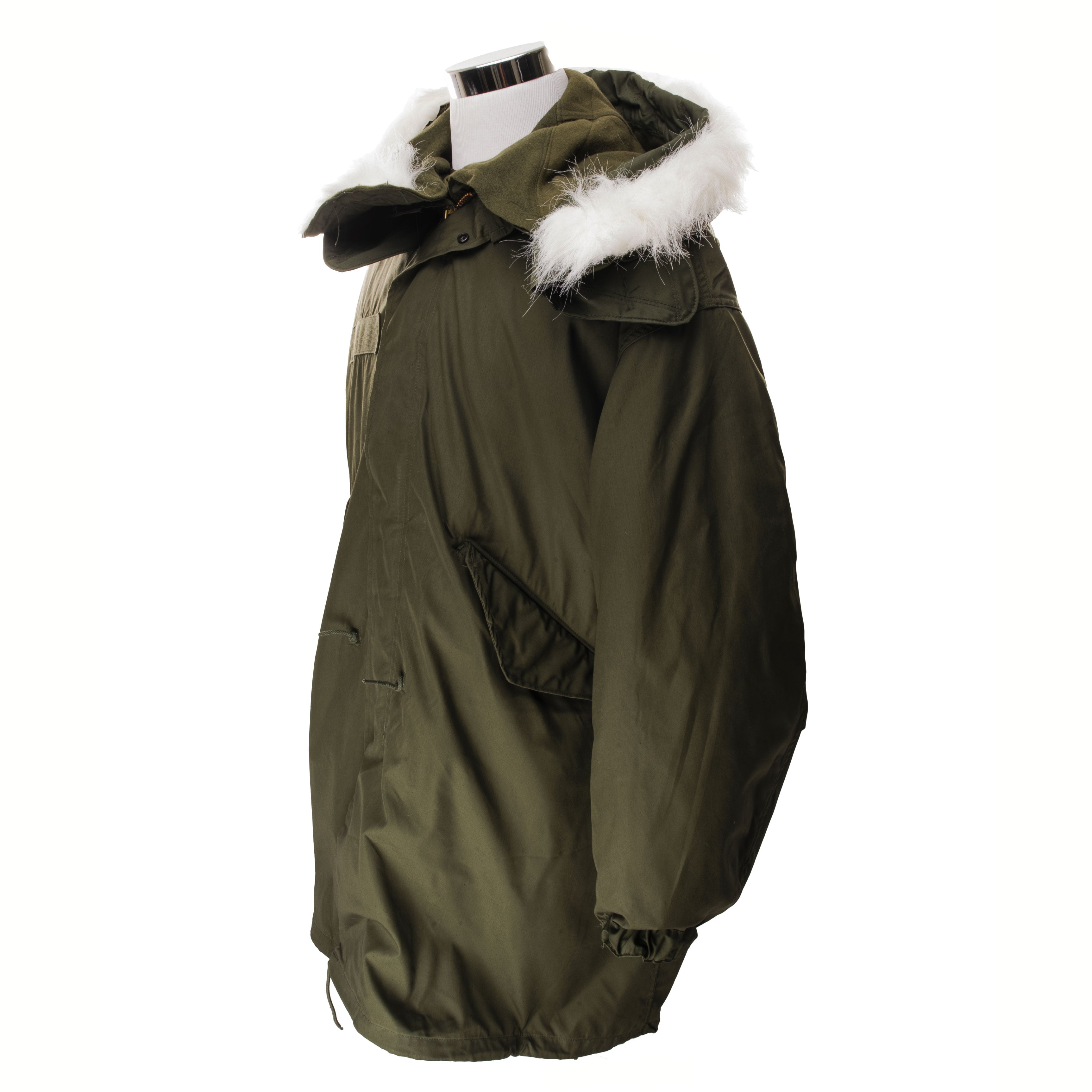 Vintage US Army Fishtail Parka M65 Jacket - 1982 Military Surplus with Liner & Hood - Medium Size (NOS) - Perfect for Outdoor Adventures & Cold Weather Fashion