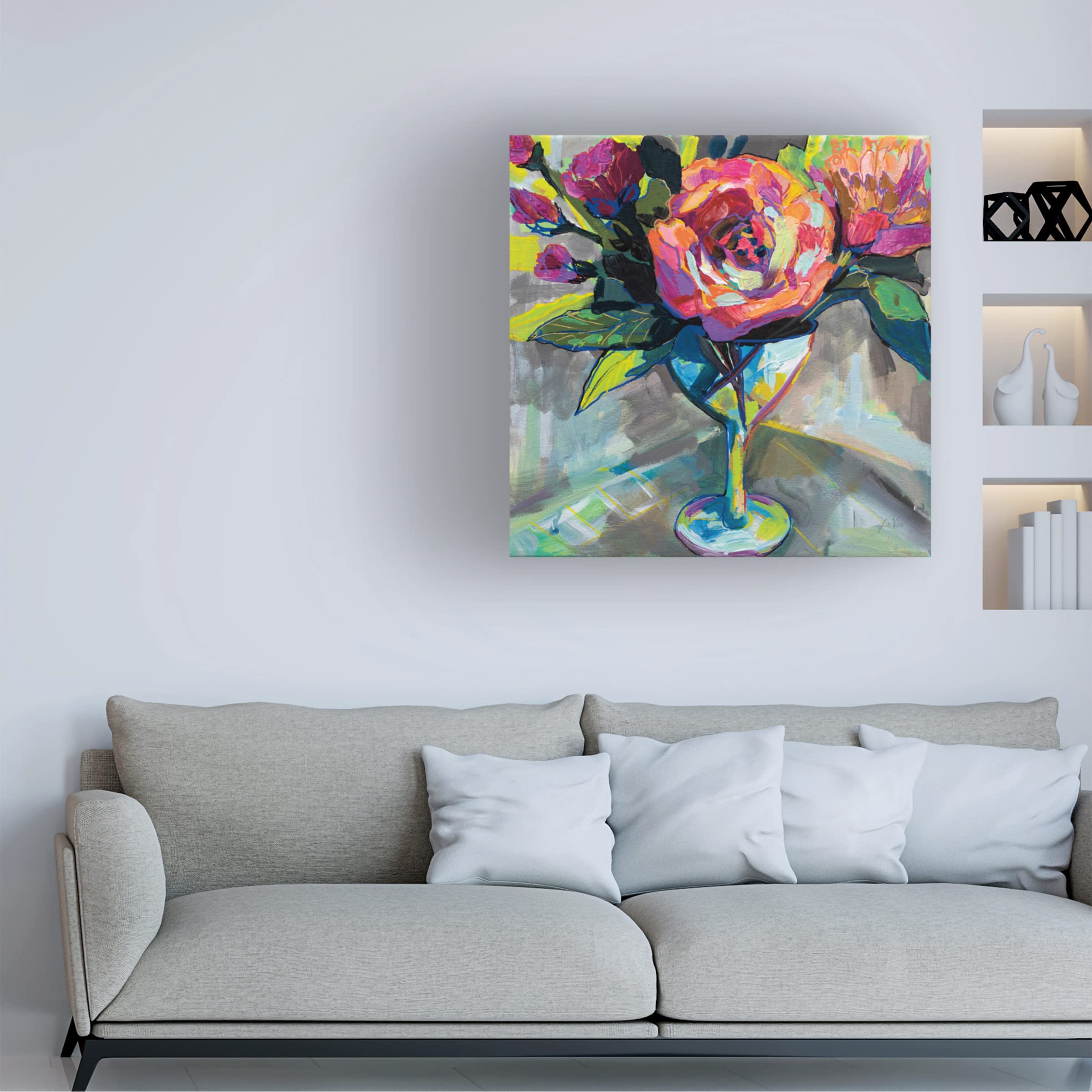 Trademark Fine Art 'Eucalyptus Branch II' Canvas Wall Art Print by Chris Paschke - Nature Inspired Home Decor for Living Room, Bedroom & Office