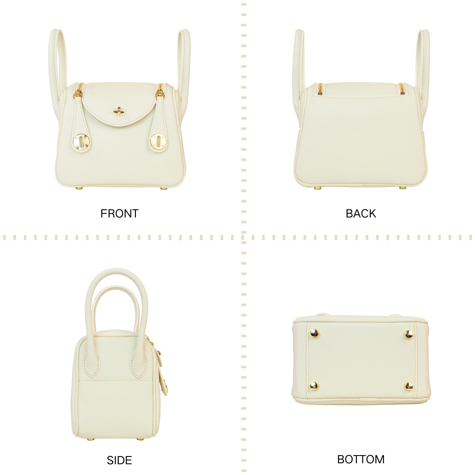 Stylish Small Leather Crossbody Shoulder Bag with Zipper - Women's Fashion Purse & Handbag for Daily Use, Travel, and Work