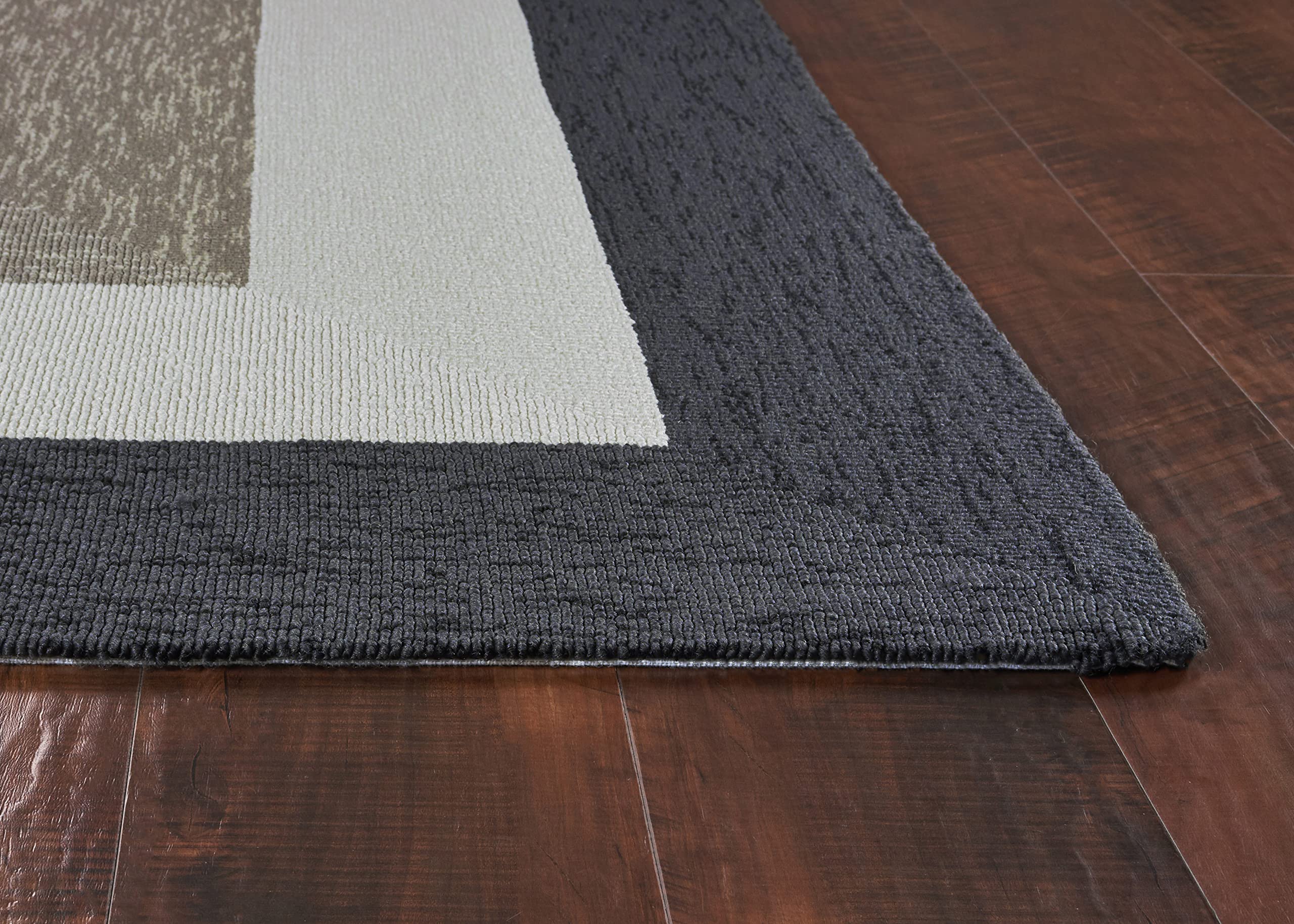 Premium 8' x 11' Charcoal Gray Area Rug - Soft Plush Shag Carpet for Living Room, Bedroom & Home Decor - Non-Slip Backing for Safety & Comfort