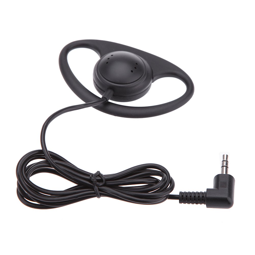 Andoer Single-Sided Headset with Dual-Channel Audio, 3.5mm Plug for Laptop, PC, Skype & VoIP Calls - Perfect for Online Meetings, Gaming & Customer Service (1PC)