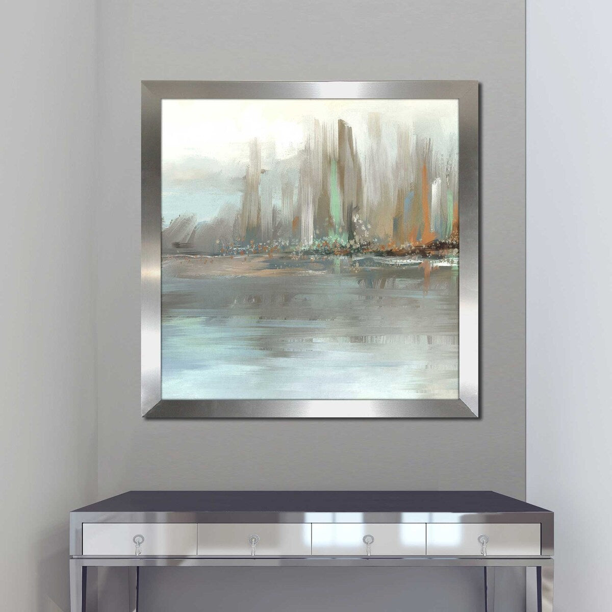 Big City Lights by Conrad Knutsen - Premium Acrylic Wall Art Print - Modern Home & Office Decor for Living Room, Bedroom or Workspace