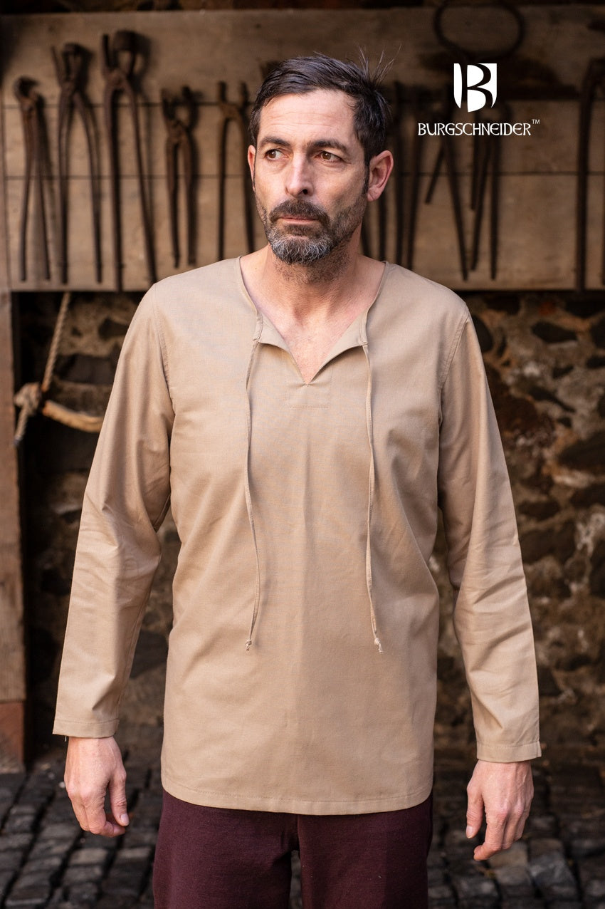 Ulrich Hemp Shirt - Organic Cotton Men's Casual Button Down Shirt for Outdoor Activities and Everyday Wear