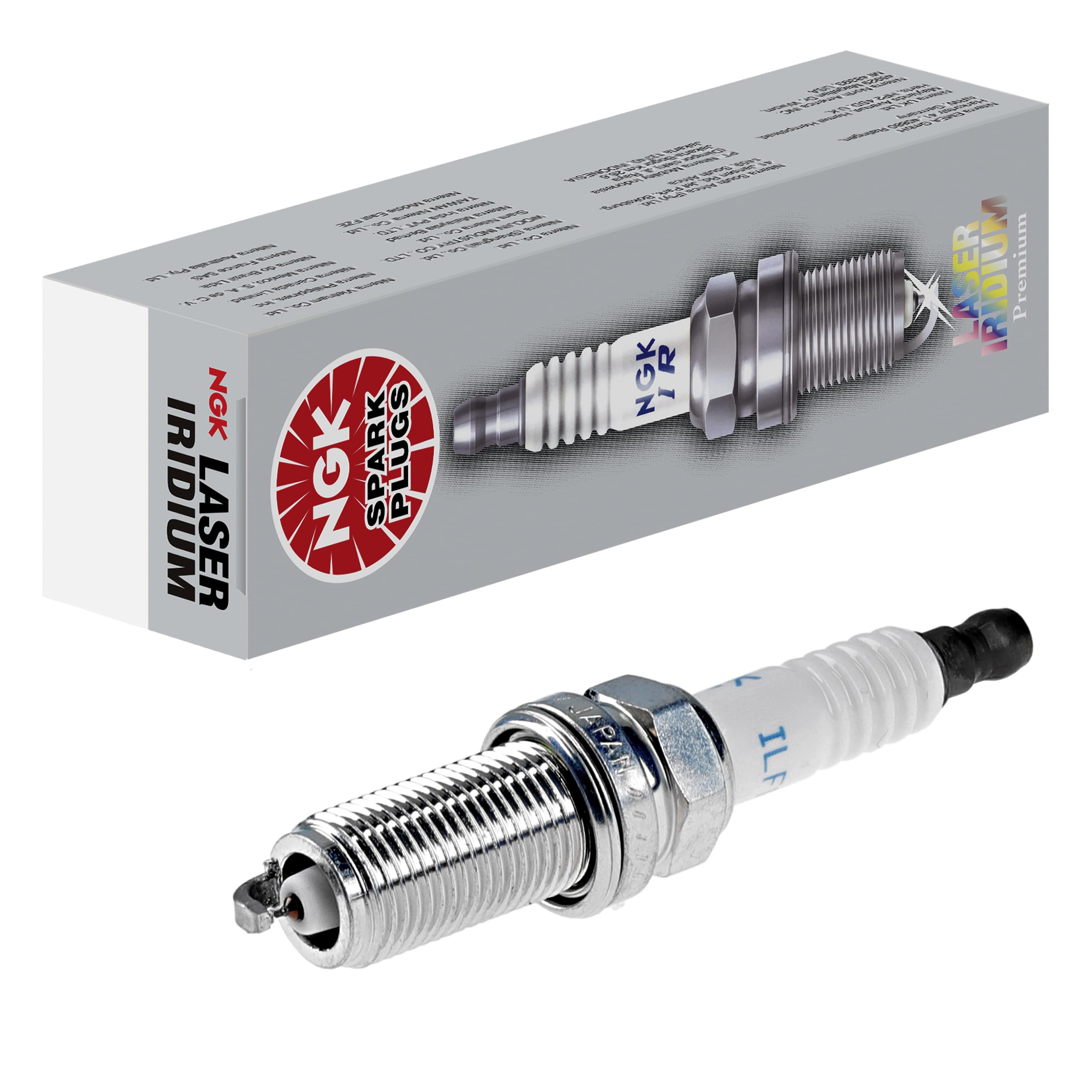 NGK (5245) ILFR7H Laser Iridium Spark Plug - High Performance Ignition Part for Cars, Trucks & SUVs - Pack of 1 - Perfect for Engine Tune-Ups & Performance Upgrades