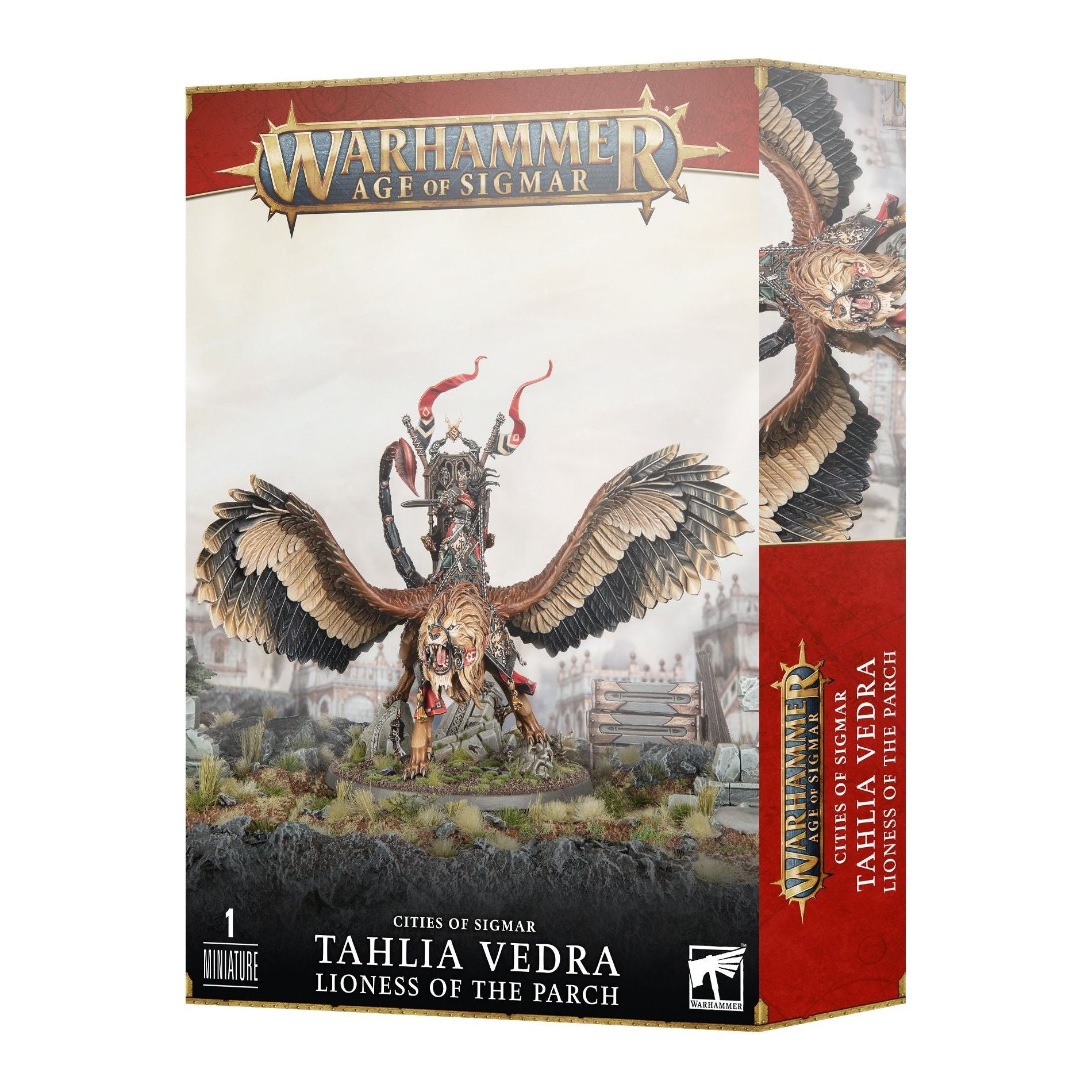 Cities of Sigmar Tahlia Vedra - Lioness of the Parch Warhammer Miniature | Tabletop Gaming & Collectible Figurine for Fantasy Battles & Display