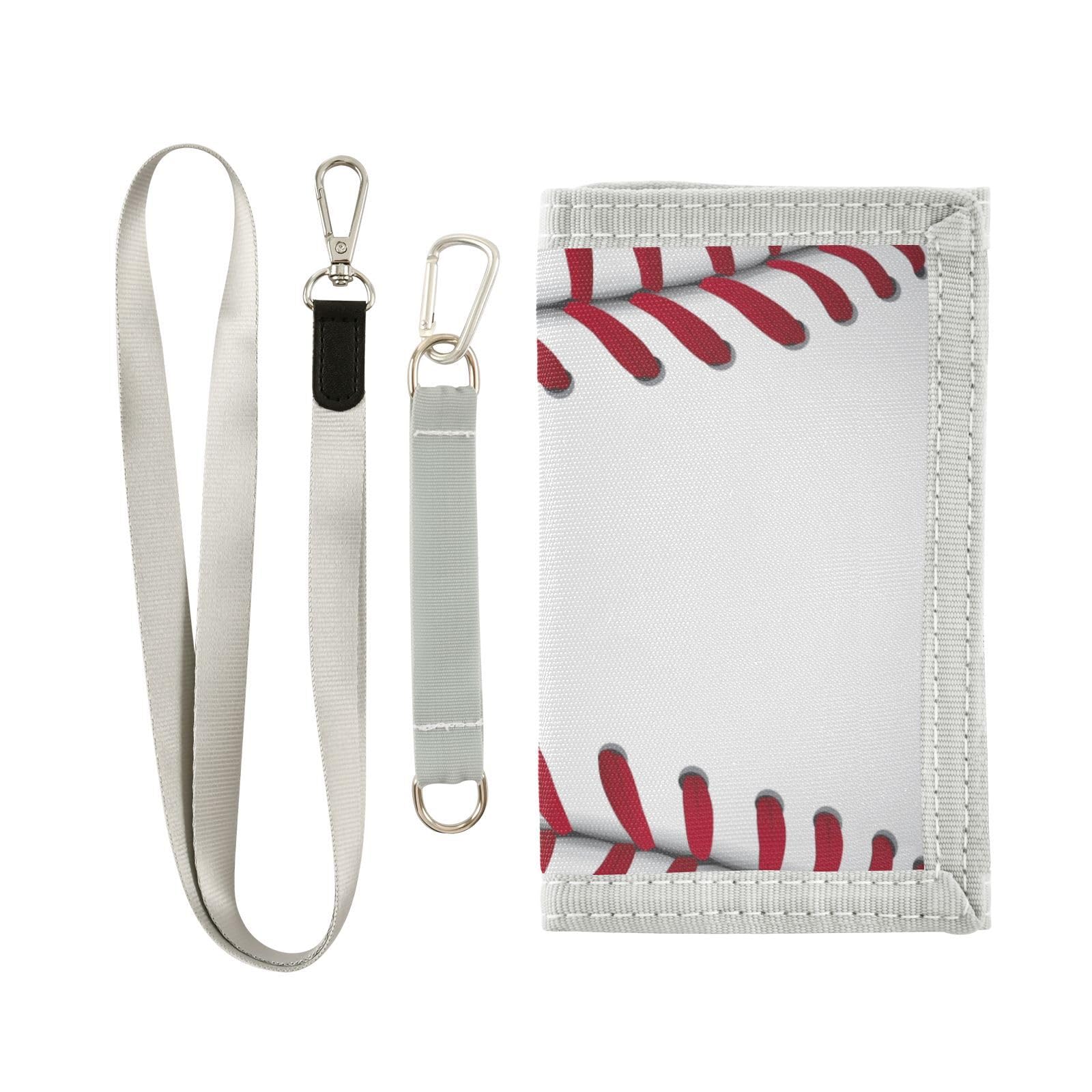 Baseball-Themed Kids Wallets for Boys & Girls - Sporty Trifold Wallet with Coin Pocket & Card Holder - Durable Toddler & Teen Wallet for School, Sports & Everyday Use