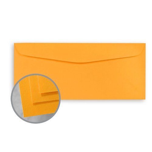 Ultra Orange #10 Business Envelopes - Pack of 50 | Premium Quality Mailing Envelopes for Office, Legal Documents & Mailing Needs
