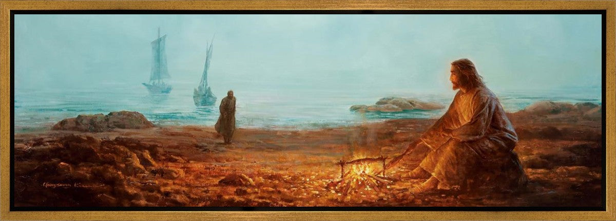 By the Shore Gallery Wrap Canvas Art - Coastal Beach Wall Decor for Living Room, Bedroom & Office - Perfect for Home & Office Decor