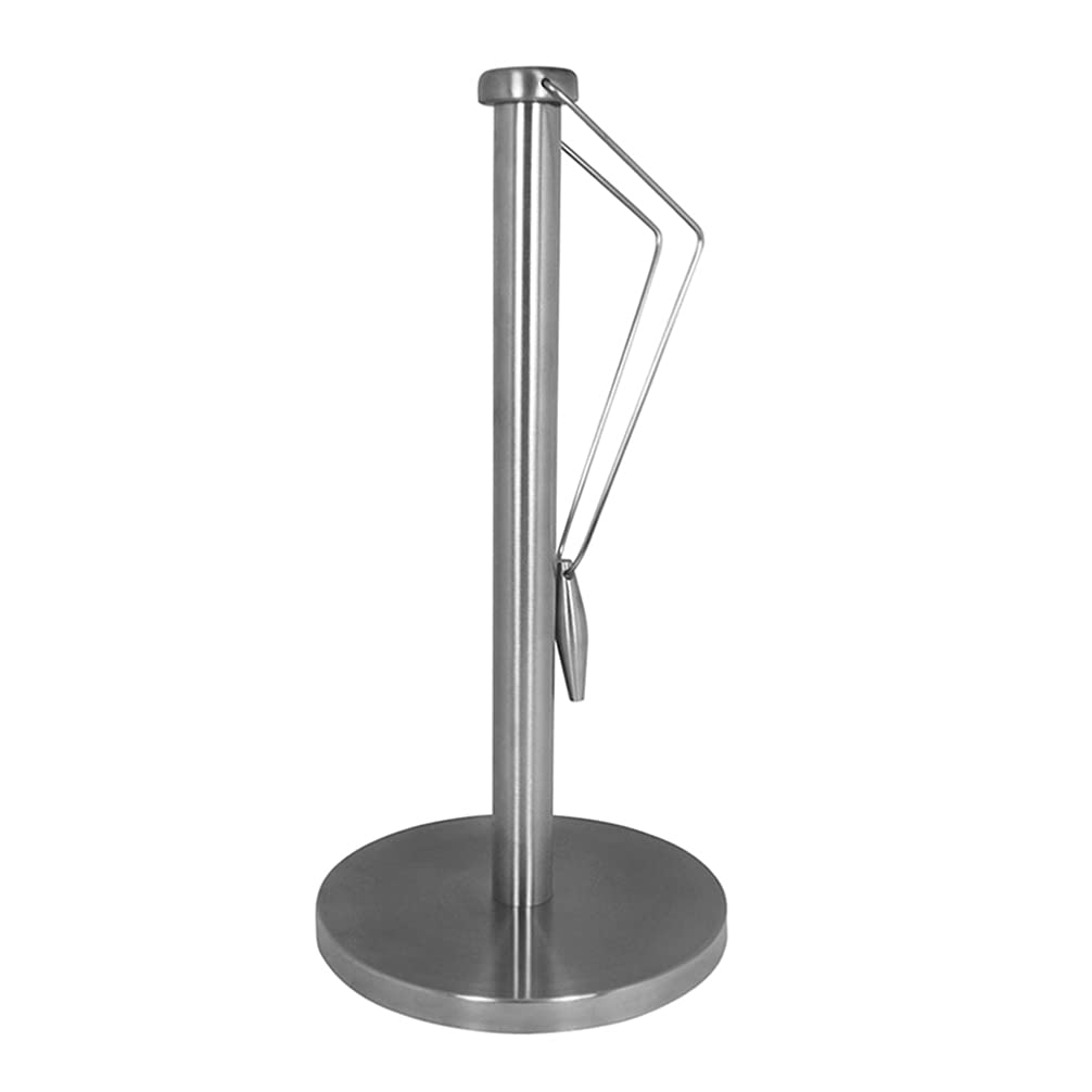 ARTIBETTER 1-Piece Upright Towel Stand & Paper Holder - Countertop Tissue Rack for Kitchen, Bathroom - Perfect for Organizing Paper Towels, Napkins & Kitchen Linens