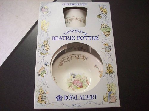 Royal Albert The World of Beatrix Potter Children's 3-Piece Tea Set - Peter Rabbit Ceramic Tea Cup, Saucer & Plate - Perfect for Kids' Tea Parties, Birthday Gifts & Collectibles