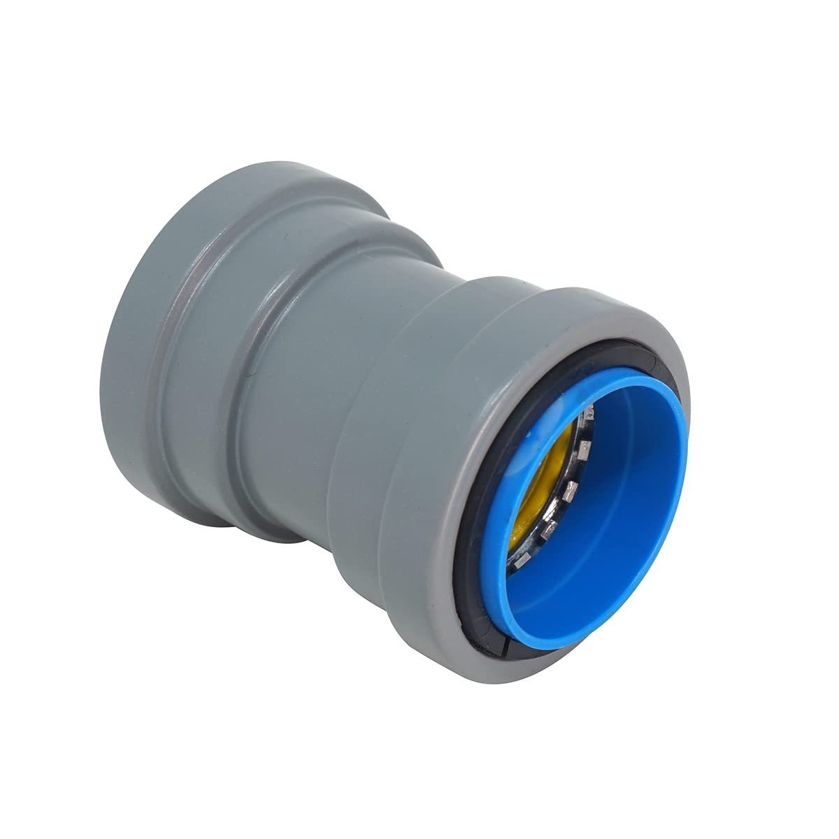 Southwire EW-CP-075 3/4 Inch Push Install EMT Watertight Coupling - Gray Electrical Conduit Fitting for Outdoor & Industrial Wiring Protection