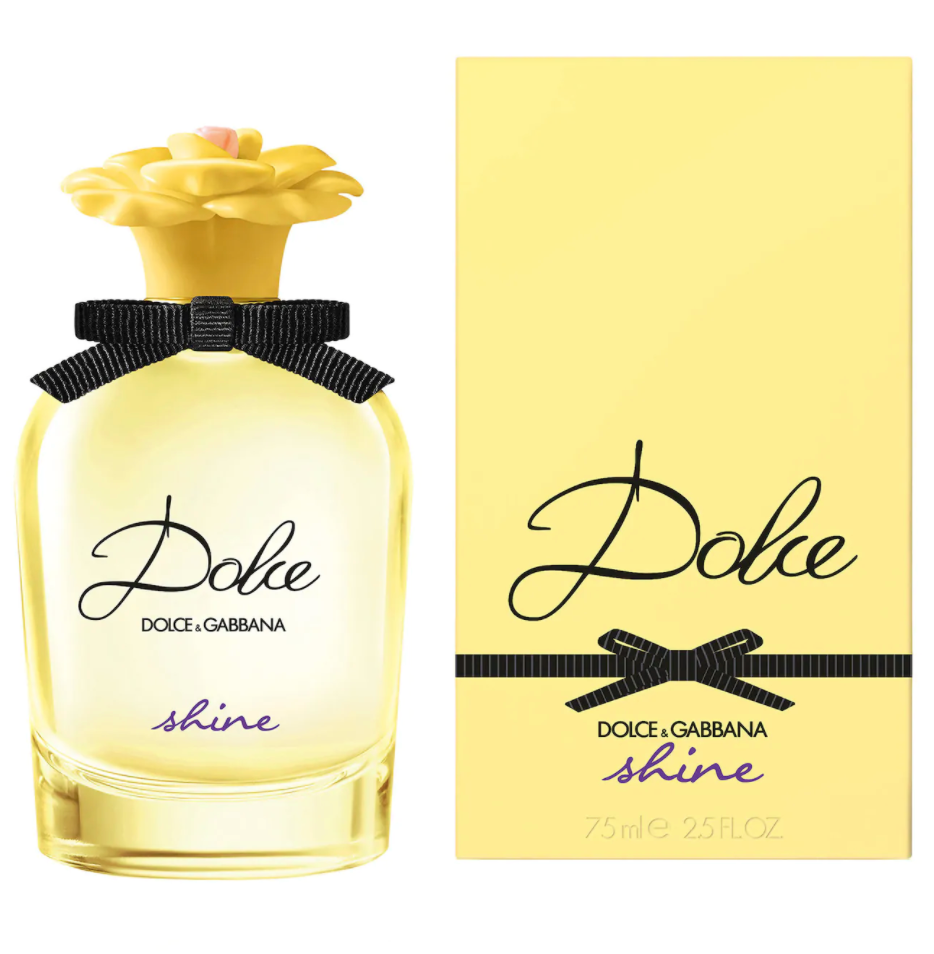 Dolce & Gabbana Shine Eau de Parfum 75ml for Women - Floral Fruity Perfume Spray, Long-Lasting Luxury Fragrance for Date Night & Special Occasions