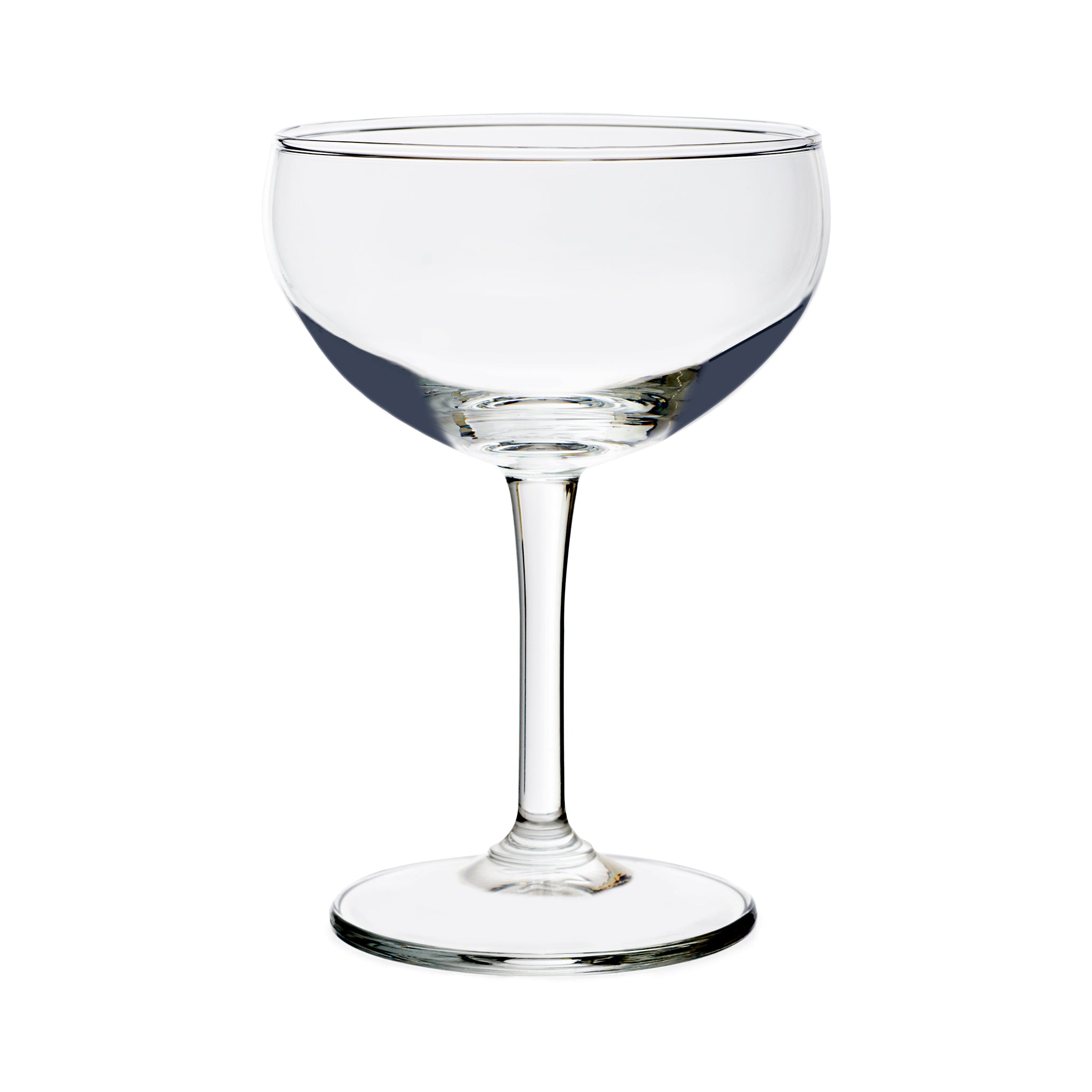 Leopold Coupe Glass Set - 6oz (180ml) 6-Pack for Champagne, Cocktails & Desserts - Elegant Stemware for Parties, Weddings & Home Entertaining