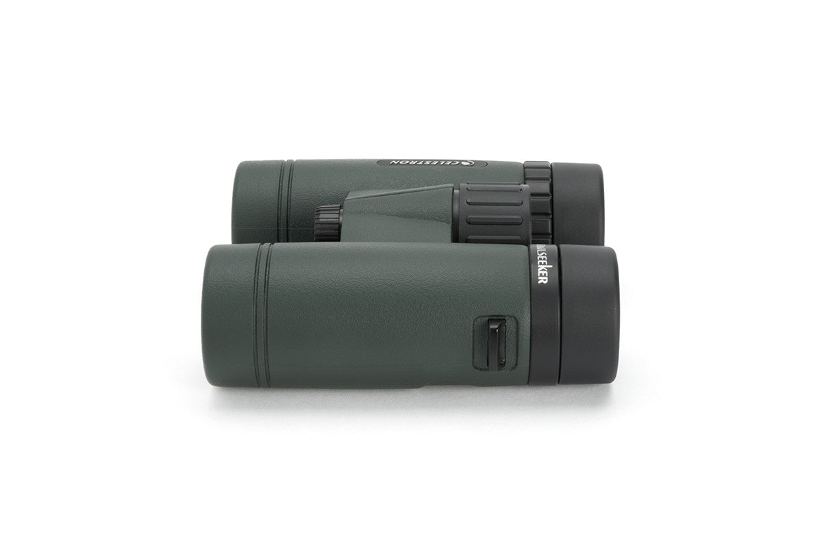 TrailSeeker 10x32mm Compact Roof Prism Binoculars for Hiking, Bird Watching & Travel - Lightweight & Durable Green Outdoor Optics