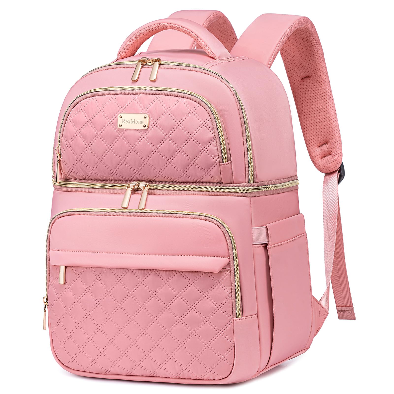 Insulated Double Decker Backpack Cooler - Leakproof Lunch Box for Travel, Picnic, Hiking, Beach & Camping | Lightweight Cooler Backpack for Men & Women | Perfect for Outdoor Adventures, Work Lunches & Sports Events