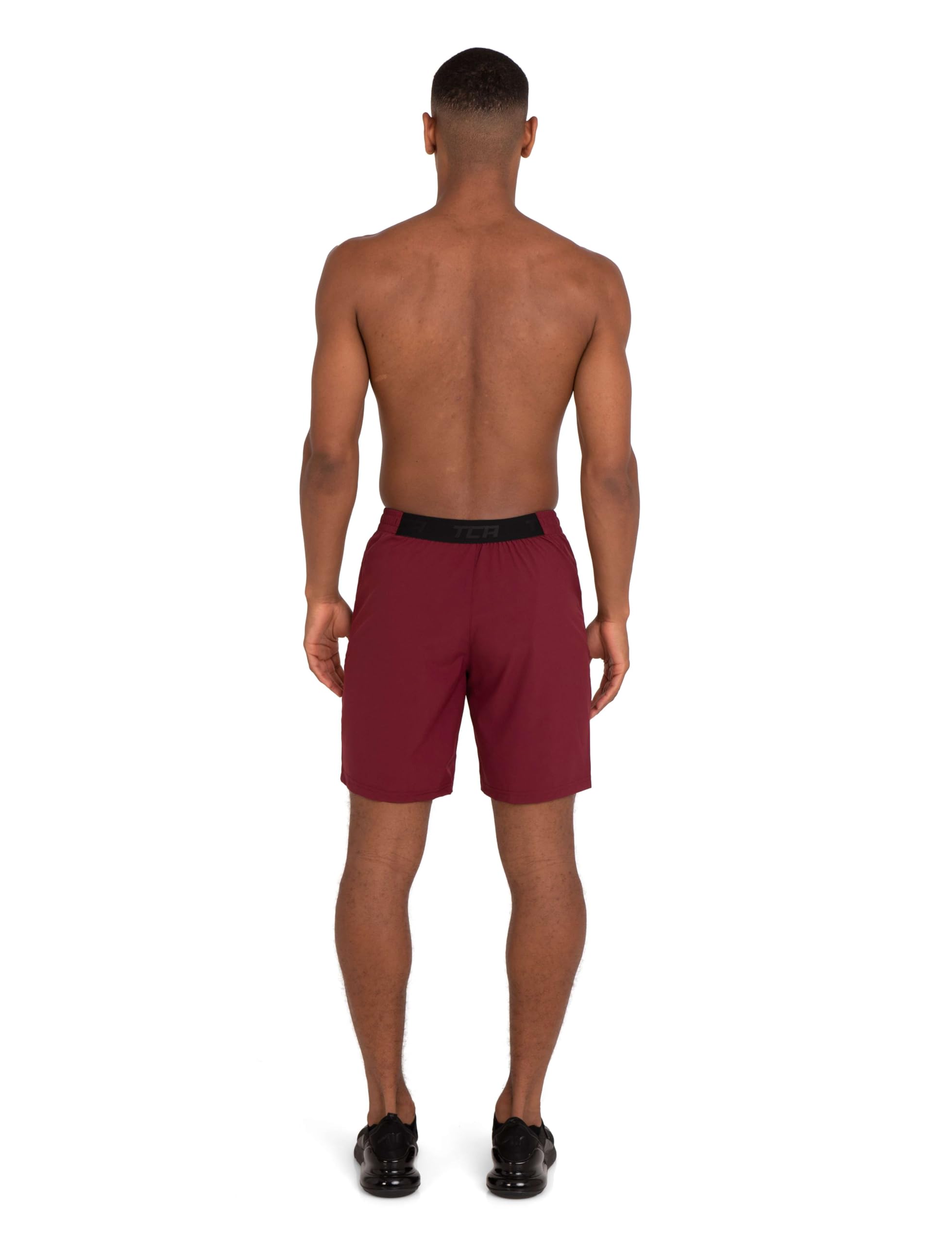 TCA Elite Tech Men's Gym Athletic Workout Running Shorts with Zipper Pockets - Lightweight Quick-Dry Training Shorts for Running, Basketball & Gym Workouts