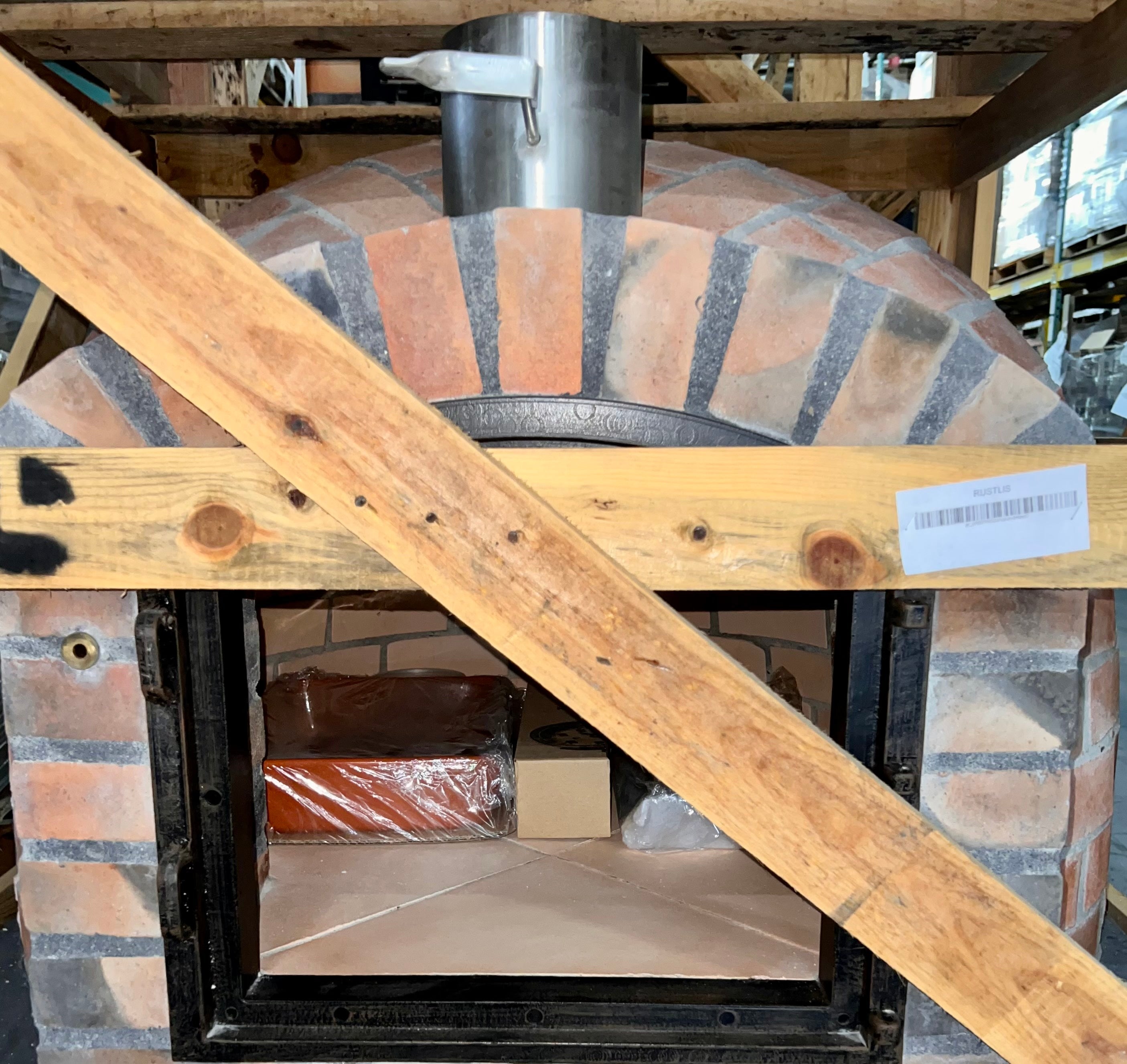 Premium Rustic Lisboa Hybrid Pizza Oven - Best Seller for Outdoor Cooking, Backyard Parties & Authentic Wood-Fired Pizza at Home
