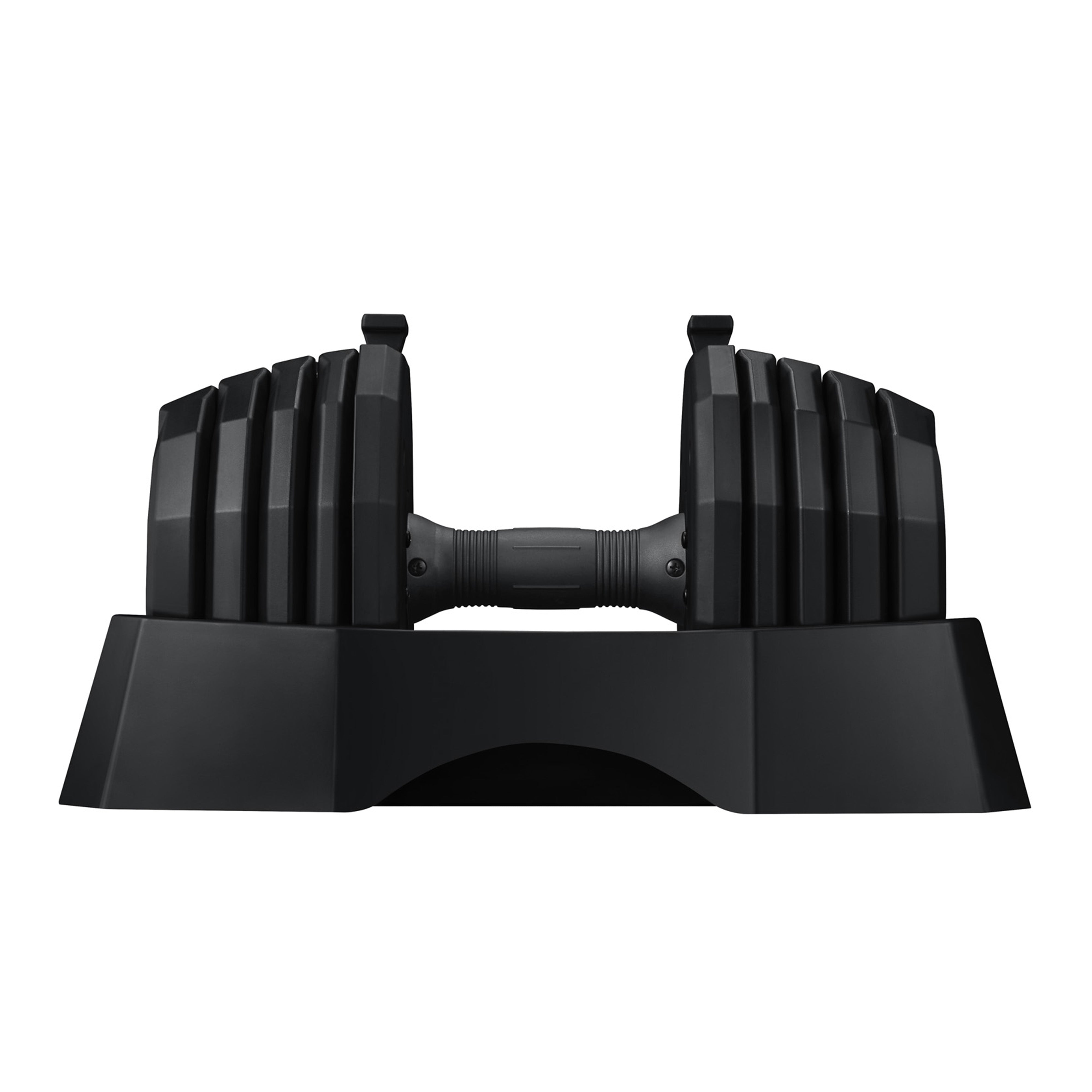 Byzoom Classic Series 55LB Adjustable Dumbbell (Black) - Home Gym Equipment for Strength Training, Weight Lifting & Fitness Workouts