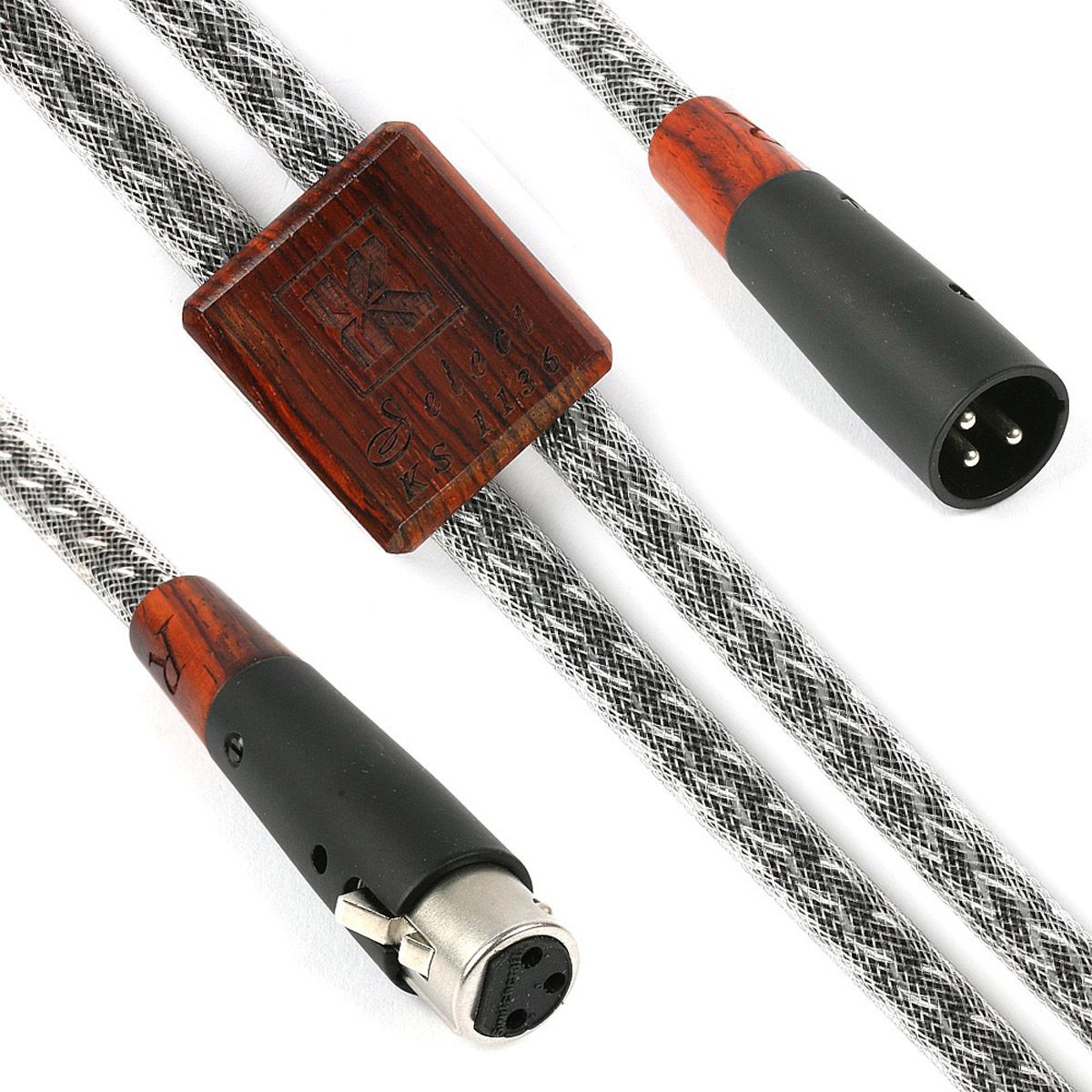 Premium Kimber Kable KS 1136 Select Series XLR Analog Audio Interconnect Cable (Pair) - High-End Studio & Home Theater Sound System Connection