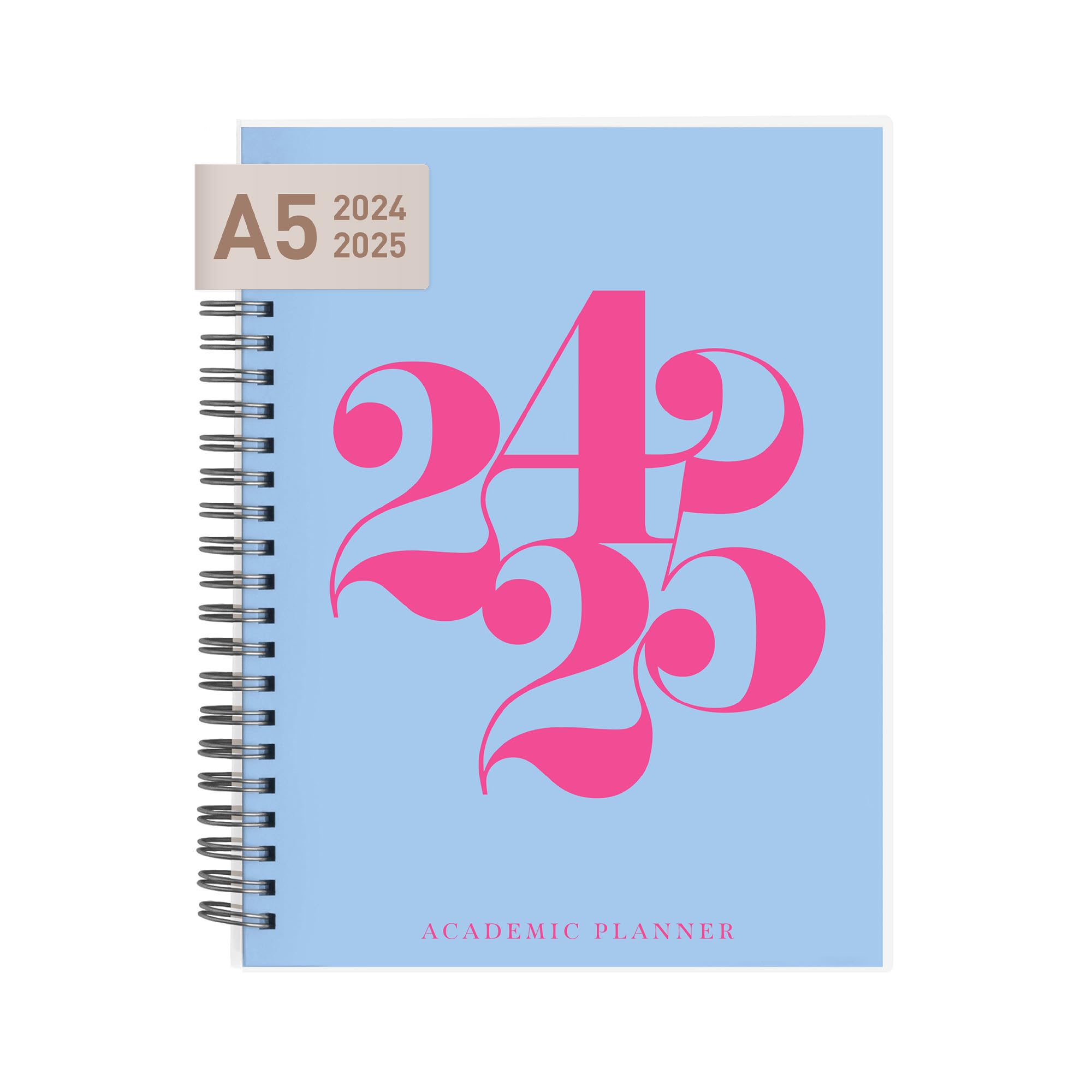 2024-2025 Riley's Academic Planner - 18-Month Weekly & Monthly Organizer with Twin-Wire Binding, Soft Cover & Notes Pages (8.3