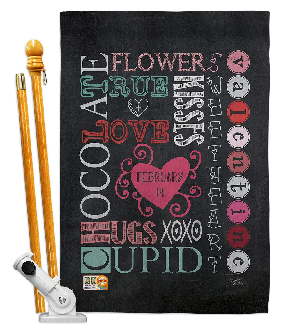 Valentine's House Flag Set - 28