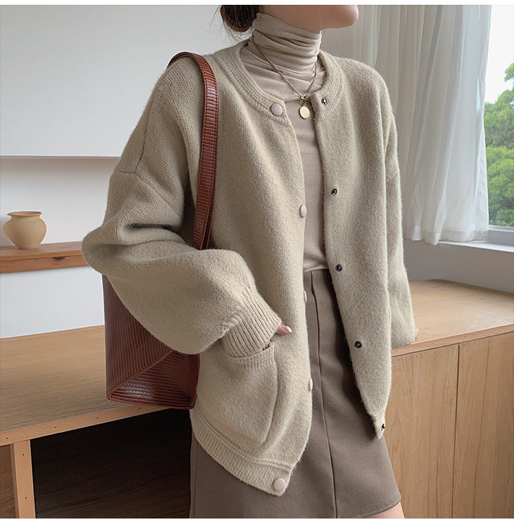 Women's Stylish Cardigan Sweater - Soft & Comfortable Knitwear for Casual Wear, Office & Layering