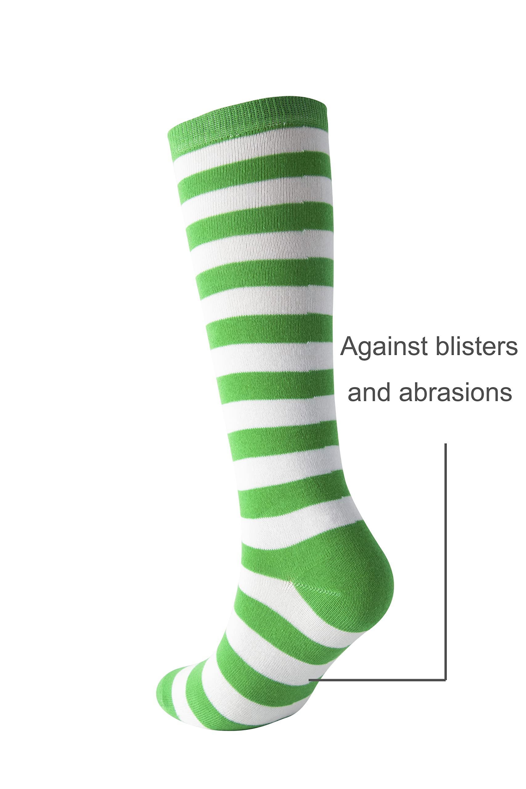 **Kids' Cerebro Knee High Socks - Striped Cotton Athletic Tube Socks for Girls - Perfect for Sports, School & Play**