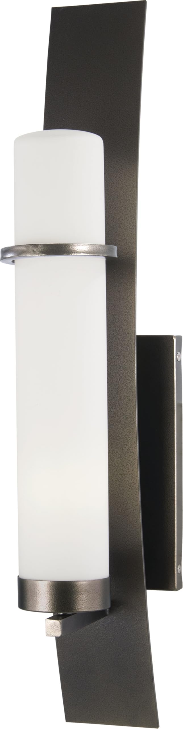 Minka Lavery Arcus Truth Outdoor Wall Light 72653-172 - 1-Light Exterior Wall Lantern, 60W, Smoked Iron Finish - Perfect for Porch, Patio, and Garden Lighting
