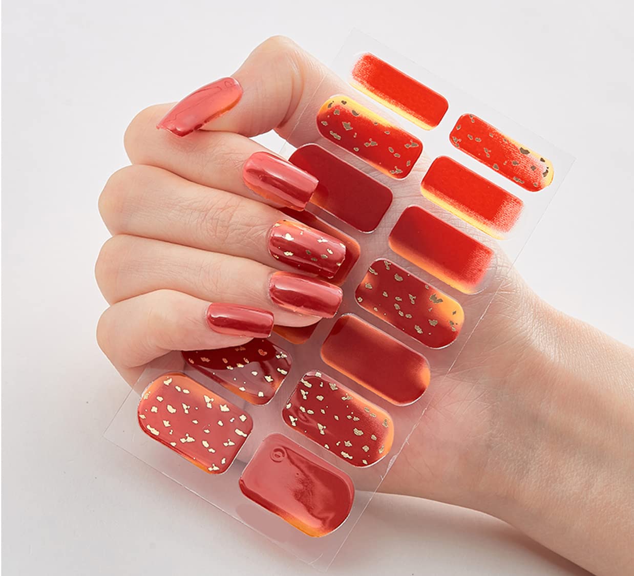 3D Nail Stickers for Women & Girls - Waterproof Glitter Luxury Self-Adhesive DIY Nail Art Stickers (14 Pieces, Multicolor) | Perfect for Parties, Weddings, and Special Occasions
