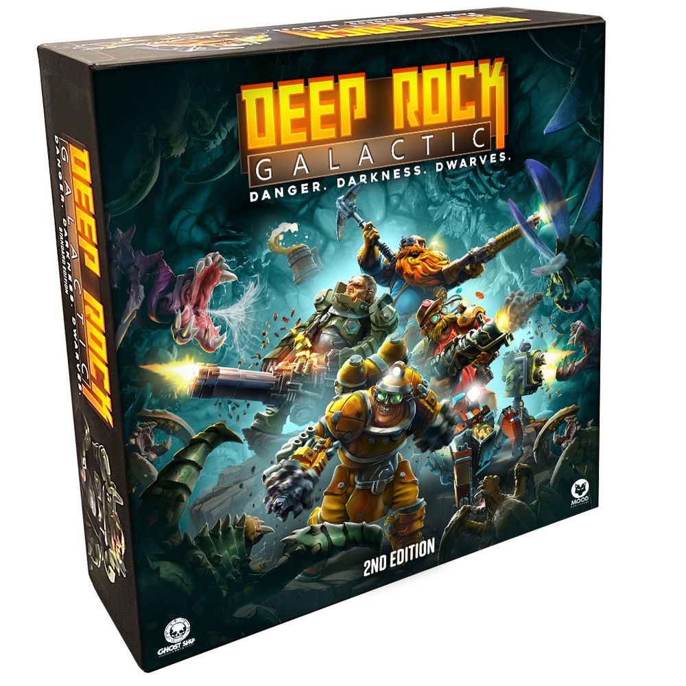 Deep Rock Galactic: The Board Game - Standard 2nd Edition | Cooperative Mining Adventure Strategy Game for Adults & Teens | Perfect for Game Nights & Sci-Fi Fans