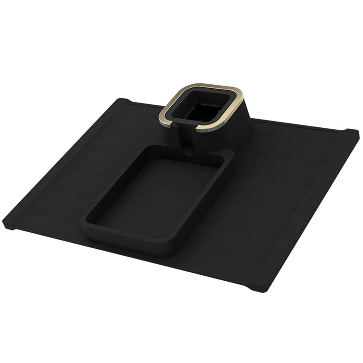 **Non-Slip Recliner Tray with Cup Holder - Large Capacity Sofa Armrest Tray for Remote, Snacks, Phone & Earbuds - Spill-Proof & Durable for Living Room, Bedroom & Office Use**
