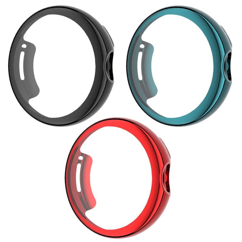 FitTurn Google Pixel Watch Case - Ultra Thin TPU Shockproof & Scratch Resistant Cover - Protective Bumper Shell for Smartwatch Accessories (Perfect for Gym, Running & Outdoor Activities)