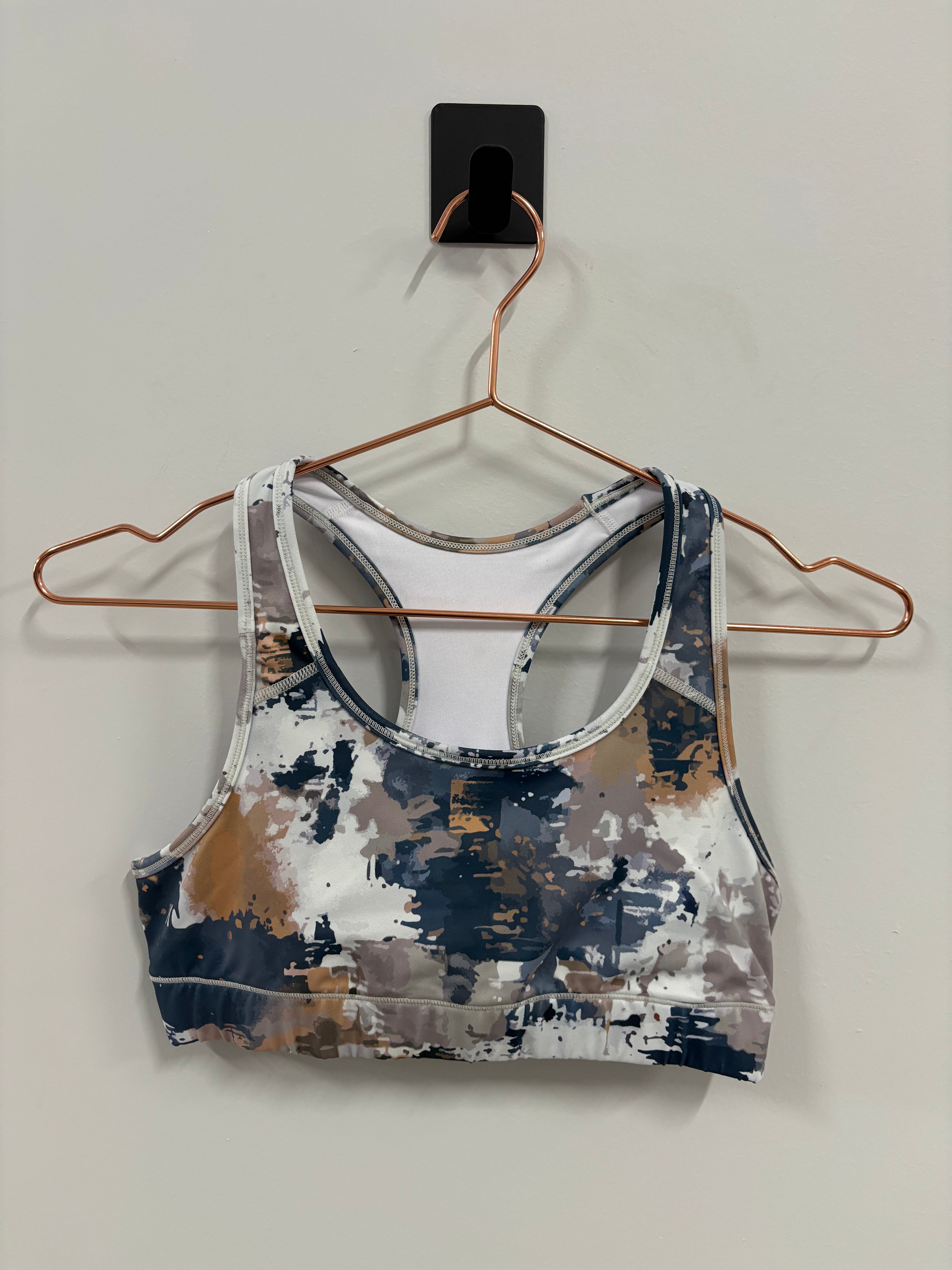 Empowered Bra - Comfortable Wireless Support for Women | White, Blue, Orange & Grey | Small Size | Perfect for Yoga, Workouts & Everyday Wear