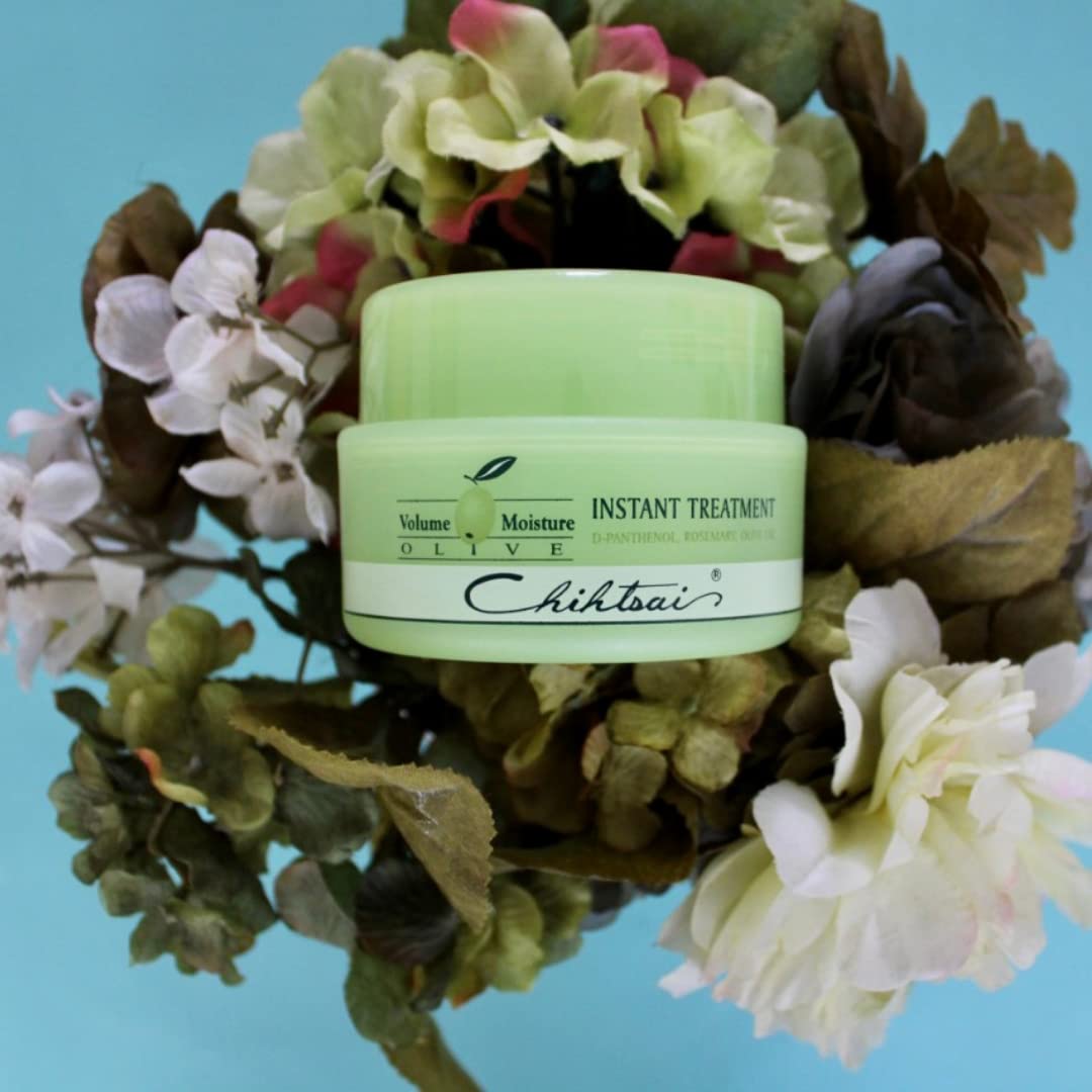 Chihtsai Olive Instant Hair Repair Leave-In Treatment (5.1oz/150ml) - Deep Conditioning for Damaged Hair - Perfect for Daily Use, Salon Results at Home