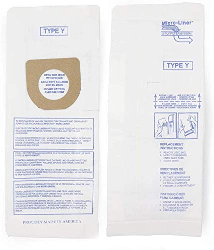 Hoover Style Y Windtunnel & Tempo Upright Vacuum Bags - 36 Pack | 2-Ply Micro-Lined Filters Capture 99.7% Dust, Pollen & Allergens | DVC Replacement for Cleaner Home Air | Perfect for Pet Owners & Allergy Sufferers