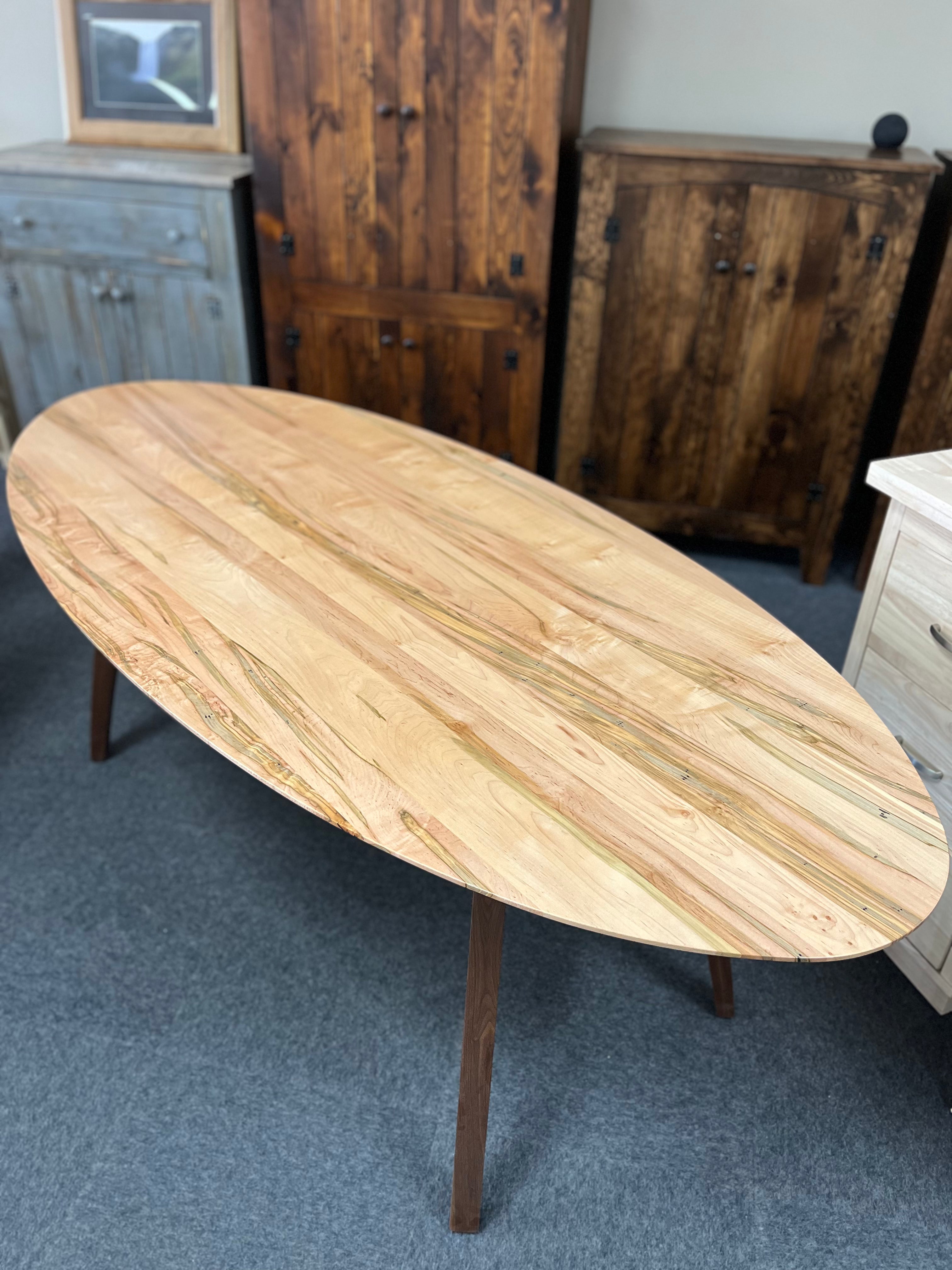 Ellipse Table - Modern Minimalist Dining Table for Small Spaces | Perfect for Apartments, Condos & Tiny Homes | Durable & Space-Saving Design