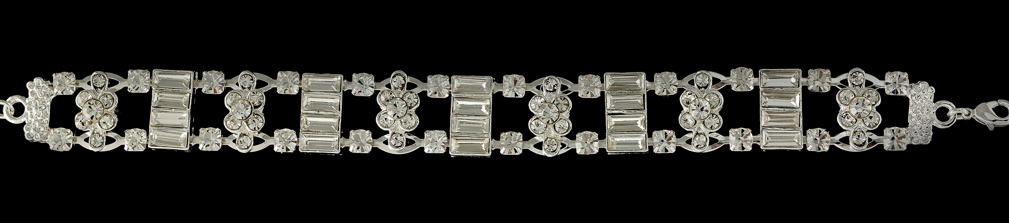 Sparkling Rhinestone Bracelet for Women - Elegant Crystal Beaded Jewelry for Parties, Weddings & Special Occasions