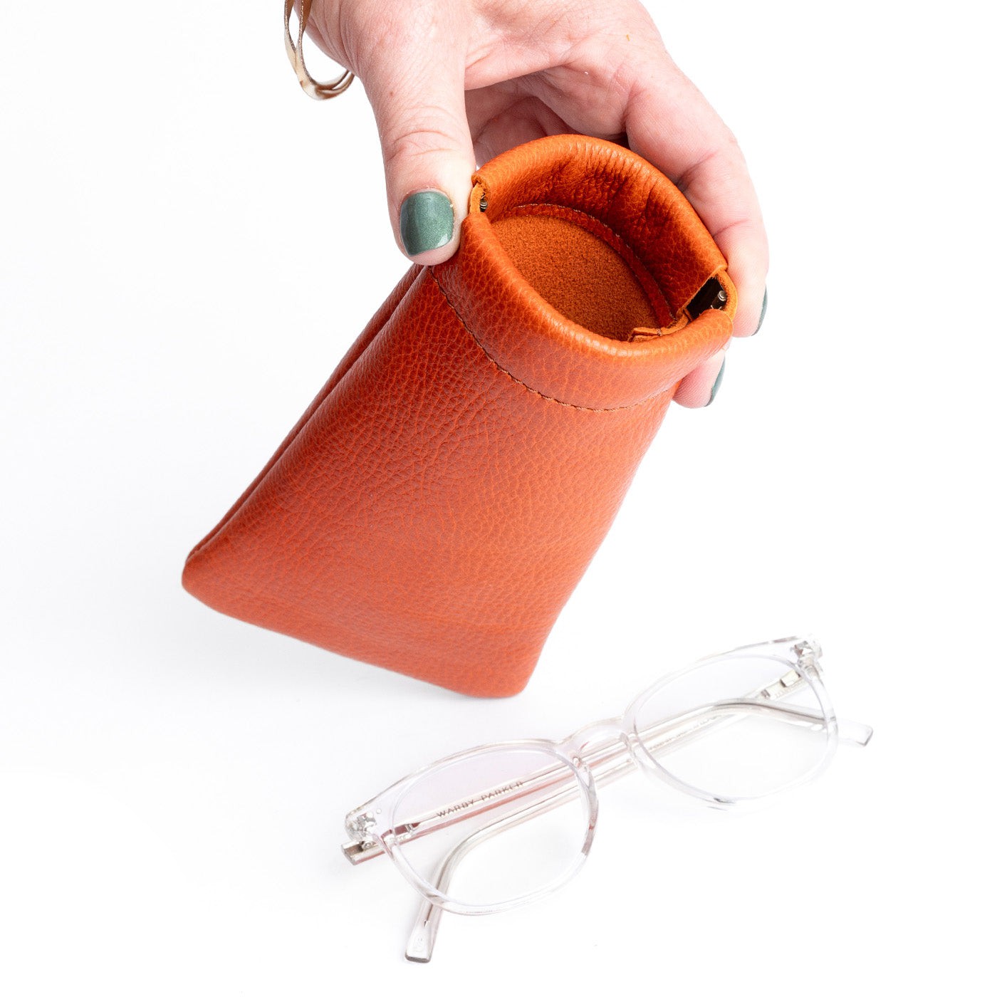 Durable Soft Silicone Eyeglass Case - Lightweight & Compact Glasses Holder for Travel, Home, and Office Use