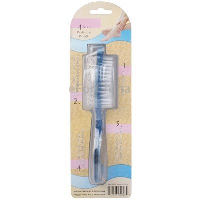 4-in-1 Multicolor Pedicure Kit with Foot File, Scrubber & Brush - 2 Pack for Smooth Feet - Perfect for Home Spa, Salon & Travel Foot Care